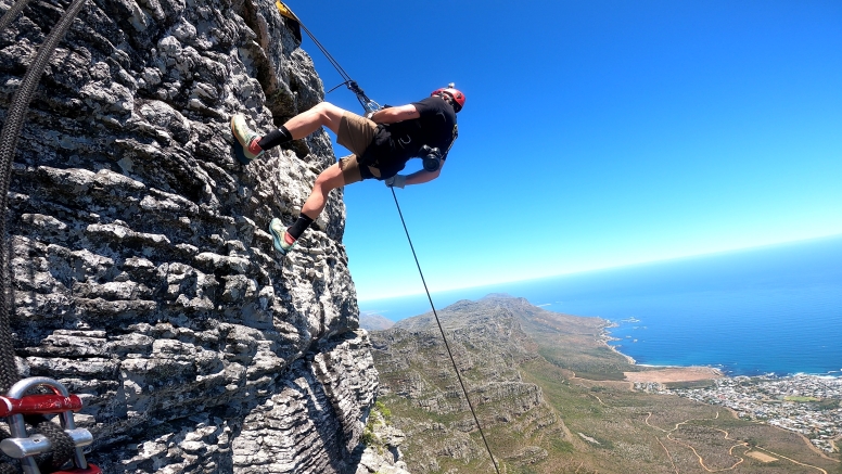 Abseil Shark Cage Diving and Whale Watching Adventure Combo Cape Town image 3