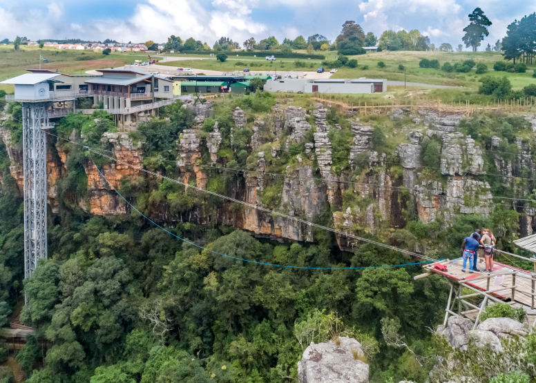 Graskop Gorge Zipline, activity in