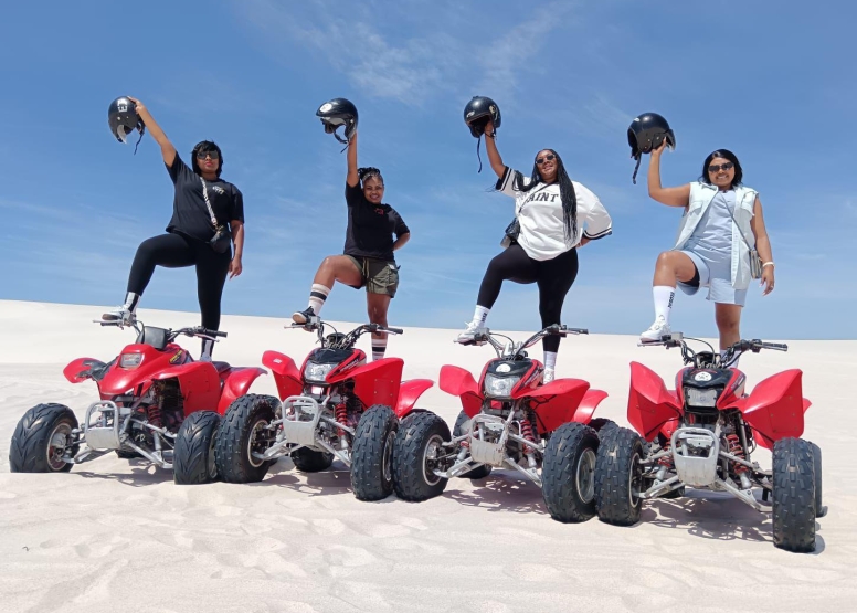 1 Hour White Dunes Quad Bike and Photo Adventure Atlantis image 2