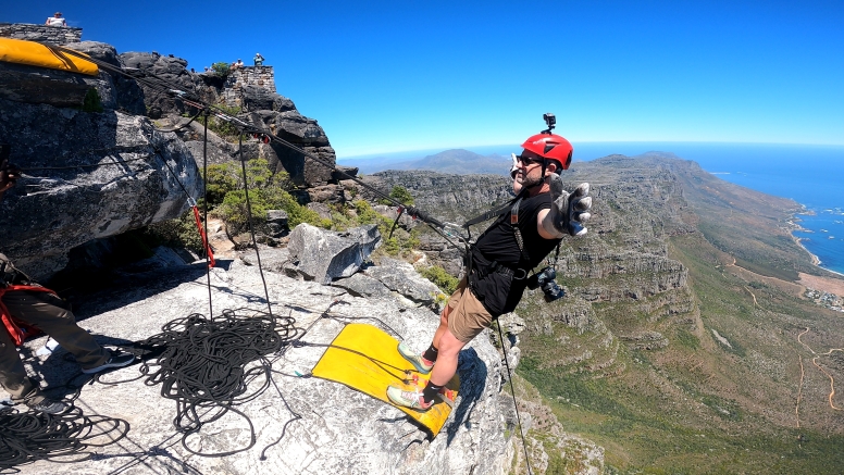 Abseil Shark Cage Diving and Whale Watching Adventure Combo Cape Town image 6