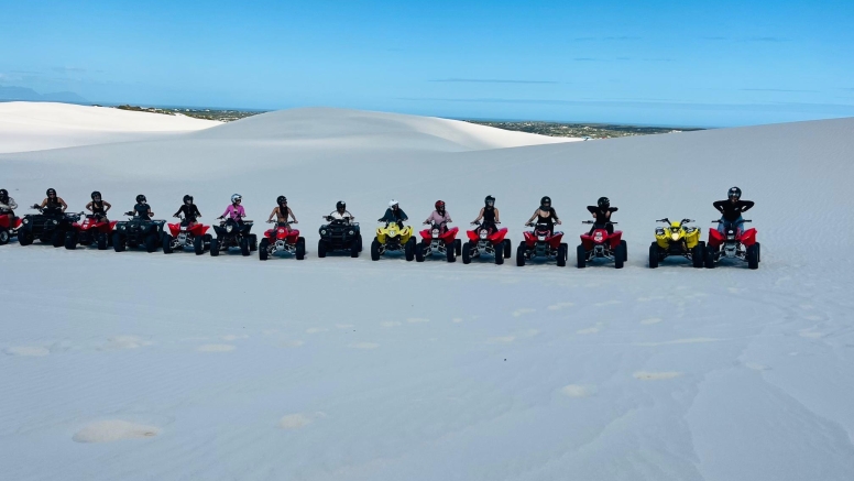 1 Hour White Dunes Quad Bike and Photo Adventure Atlantis image 3