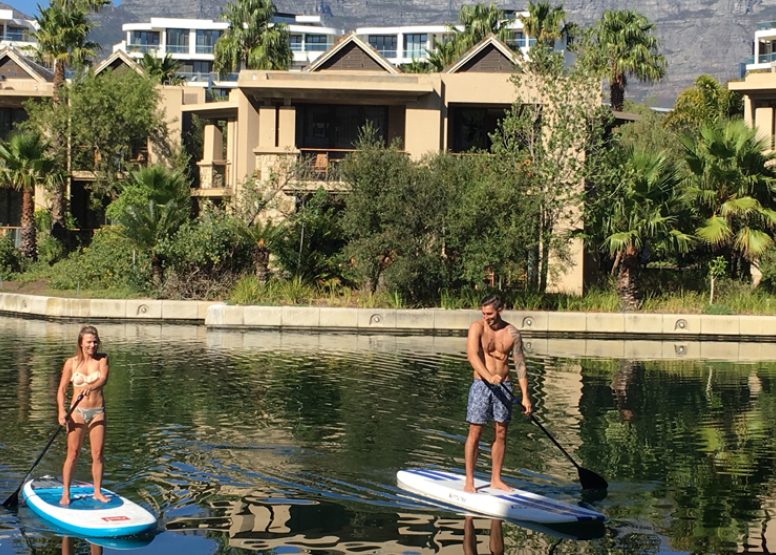Stand Up Paddleboarding Around The Waterfront in Cape Town