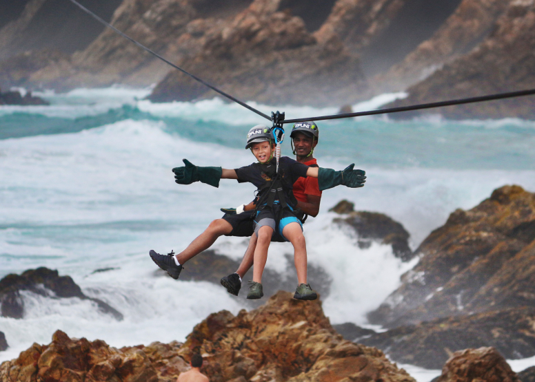 Mossel Bay Zipline, activity in