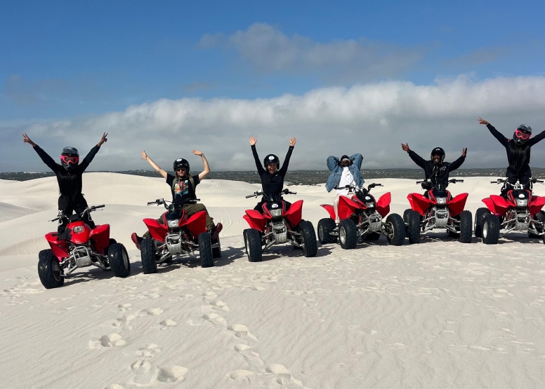 1 Hour White Dunes Quad Bike and Photo Adventure Atlantis image 4