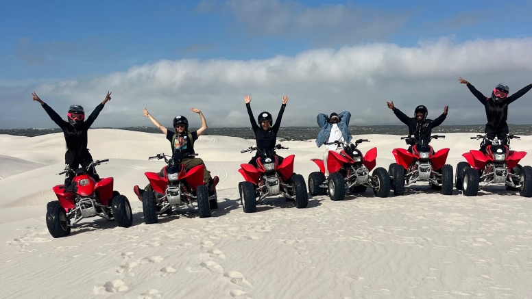 1 Hour White Dunes Quad Bike and Photo Adventure Atlantis image 4